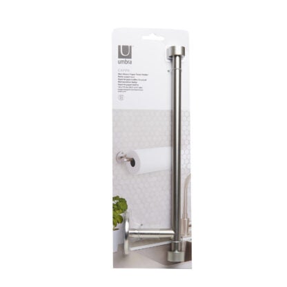 Umbra 1009237-410 Cappa Wall Mount Paper Towel Holder - Nickel