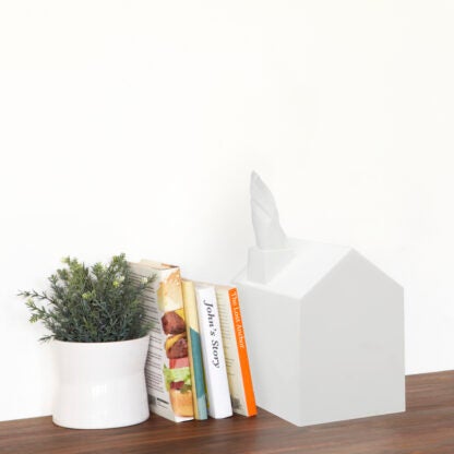 Umbra 023340-660 Casa Tissue Box Cover - White