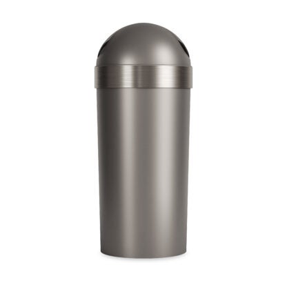 Umbra 086758-480-REM 62 L Venti Trash Can with Swing Top Lid - Pewter