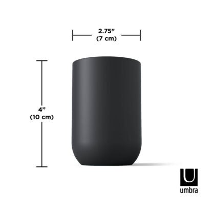 Umbra 1008025-040 Junip Bath Tumbler - Black