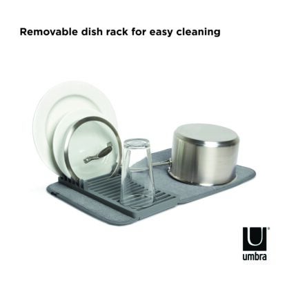 Umbra 1004301-149 UDry Mini Dish Drying Rack - Charcoal