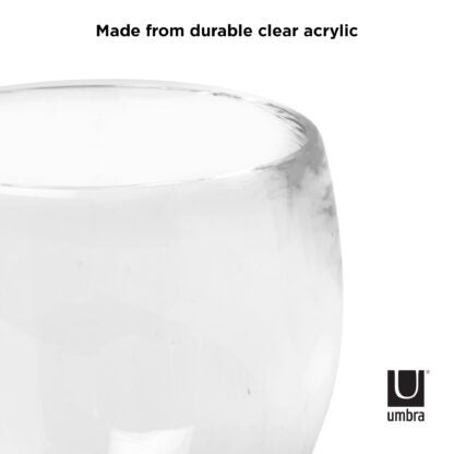 Umbra 020161-165 Droplet Tumbler - Clear