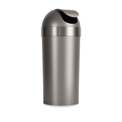 Umbra 086758-480-REM 62 L Venti Trash Can with Swing Top Lid - Pewter