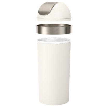 Umbra 086758-1313-REM 62 L Venti Trash Can with Swing Top Lid - Sand