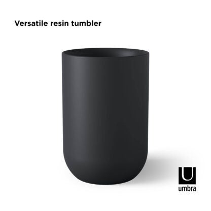 Umbra 1008025-040 Junip Bath Tumbler - Black