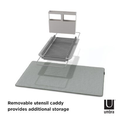 Umbra 1016883-149 UDry Over the Sink Dish Drying Rack - Charcoal