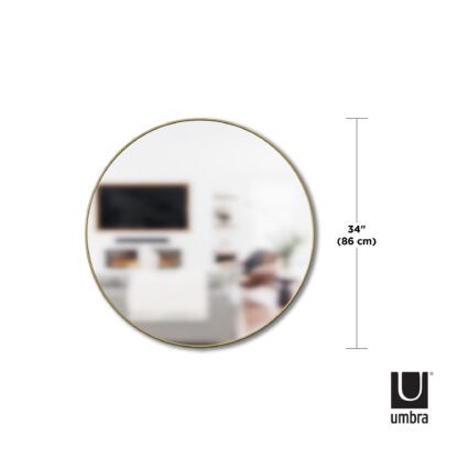 Umbra 1012715-104 Hubba Wall Mirror - Brass