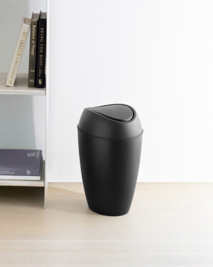 Umbra 1009613-040 9 L Twirla Trash Can - Black