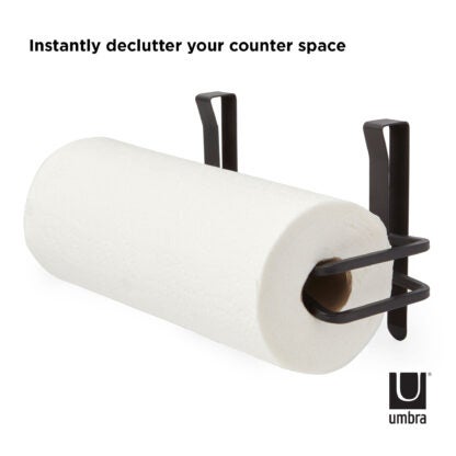 Umbra 1005752-040 Squire Multi-Use Paper Towel Holder - Black