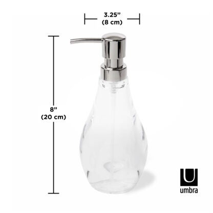 Umbra 020163-165 Droplet Soap Pump - Clear