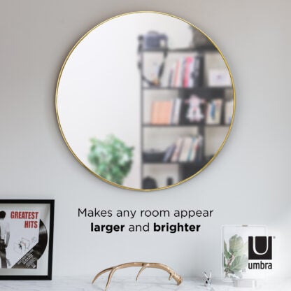 Umbra 1012715-104 Hubba Wall Mirror - Brass