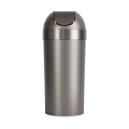 Umbra 086758-480-REM 62 L Venti Trash Can with Swing Top Lid - Pewter