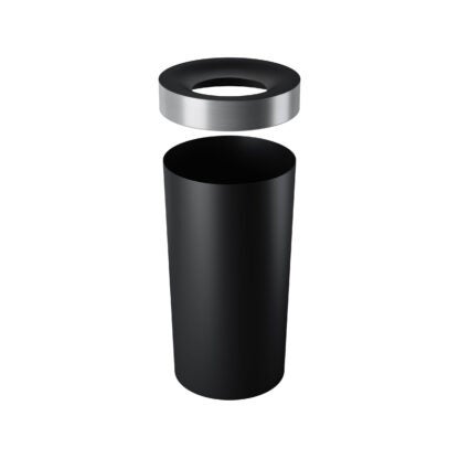 Umbra 1013048-047-REM 62 L Vento Trash Can - Black/Nickel