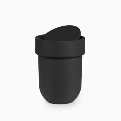 Umbra 023269-040 6 L Touch Trash Can with Lid - Black