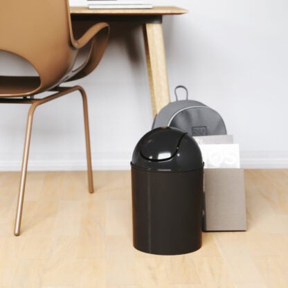 Umbra 086701-040 5 L Mini Trash Can - Black