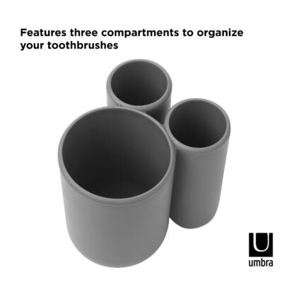 Umbra 023271-918 Touch Toothbrush Holder - Grey