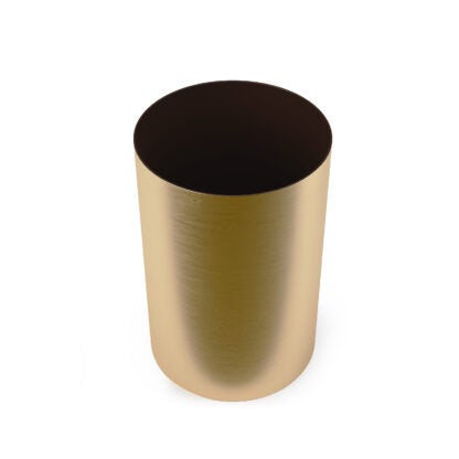 Umbra 082870-221 17 L Metalla Trash Can - Matte Brass