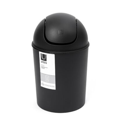 Umbra 086701-040 5 L Mini Trash Can - Black