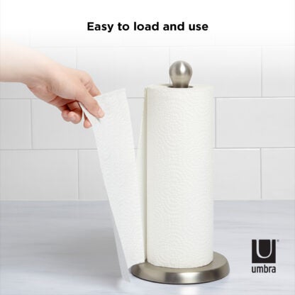 Umbra 330746-582 Tug Paper Towel Holder - Smoke