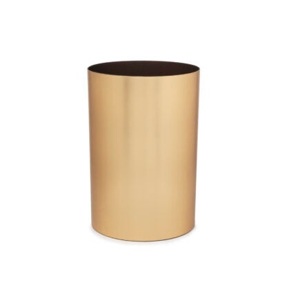 Umbra 082870-221 17 L Metalla Trash Can - Matte Brass