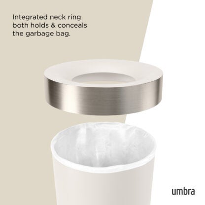 Umbra 1013048-1313-REM 62 L Vento Trash Can - Sand