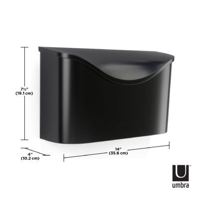 Umbra 460322-040 Postino Mailbox - Black