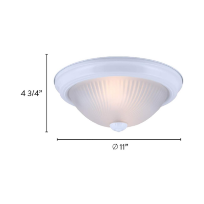 CANARM IFM211WH 11" Flush Mount Ceiling Light - White