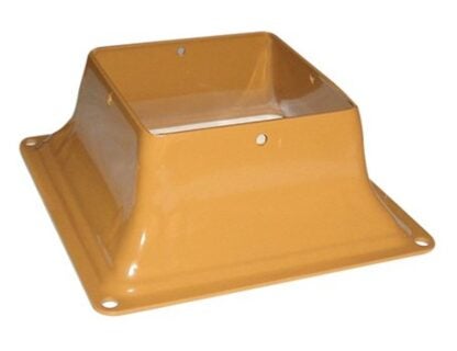 Pylex 13047 Post Base, Steel, Cedar, Powdered