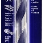 Vulcan 289671OR Jobber Drill Bit, 1/2 in Dia, 6 in OAL, 3-Flat, Reduced Shank