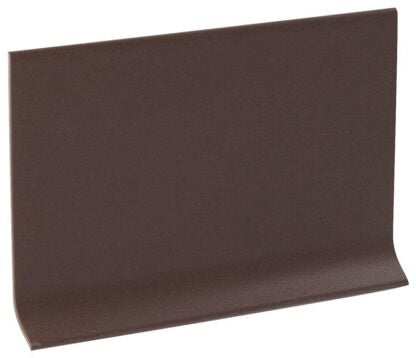 Loxcreen FVVX25BRN120 Wall Base, 120 ft L, 0.08 in Thick, Vinyl, Brown