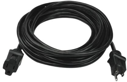 PowerZone OR502625 Extension Cord, 16/3 AWG Cable, 258 ft L, 13 A, Black