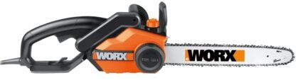 Worx WG304.1 Chainsaw, 15 A, 120 V, 18 in L Bar/Chain, 3/8 in Bar/Chain Pitch, Oregon Chain