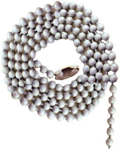 Atron FA44 Beaded Pull Chain, 36 in L Chain, White