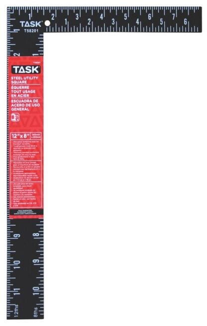 Task T58201 Utility Square, Steel, Powdered