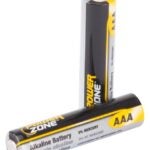 PowerZone LR03-4P-DB Battery, 1.5 V Battery, AAA Battery, Zinc, Manganese Dioxide, and Potassium Hydroxide Sells in Quantity of 22