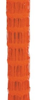 Mutual Industries 14993-50 Safety Fence, 50 ft L, 3-1/4 x 3 in Mesh, Plastic, Orange