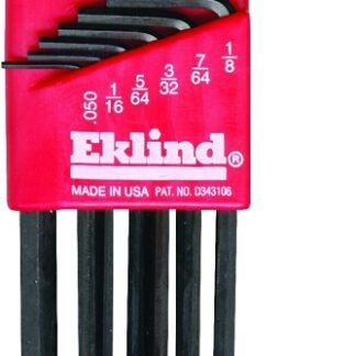 Eklind 13211 Hex Key Set, 11-Piece, Steel, Black