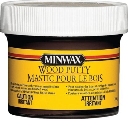 Minwax 13618 Wood Putty, Liquid, Ebony, 106 g Tub