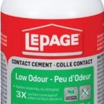 LePage 1505670 Contact Cement, Liquid, White, 237 mL Bottle