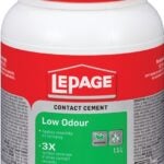 LePage 1536624 Contact Cement, Liquid, White, 1.5 L Bottle