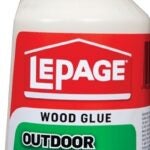 LePage 524644 Outdoor Weatherproof Glue, Light Brown, 800 mL Bottle