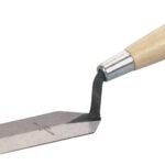 Marshalltown 56 Margin Trowel, 6 in L Blade, 2 in W Blade, HCS Blade, Wood Handle