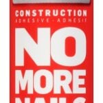 LePage No More Nails 2048233 All Purpose Adhesive, White, 266 mL Cartridge