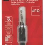 Task T69010 Screw Drill Bit, #10 Dia, 1/4 in Dia Shank, Hex Shank