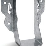 Simpson Strong-Tie LU Series LU26L Standard Joist Hanger, 5 in H, 1-5/8 in D, 1-9/16 in W, 2 x 6 in, Steel, Galvanized Sells in Quantity of 100