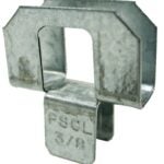 Simpson Strong-Tie PSCL3/8 Panel Sheathing Clip, 20 Thick Material, Steel, Galvanized