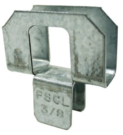 Simpson Strong-Tie PSCL3/8 Panel Sheathing Clip, 20 Thick Material, Steel, Galvanized