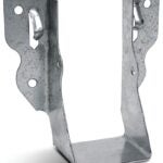 Simpson Strong-Tie LU Series LU28-2L Standard Double Joist Hanger, 6-3/4 in H, 1-5/8 in D, 3-1/8 in W, 2 x 8 in, Steel Sells in Quantity of 50