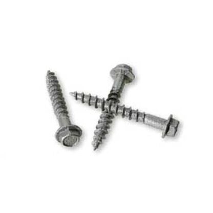 Simpson Strong-Tie Strong-Drive SD Series SD10112R100 Connector Screw, #10 Thread, 1-1/2 in L, Serrated Thread, Hex Head