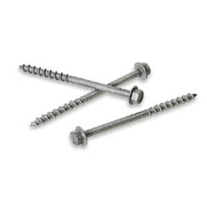 Simpson Strong-Tie Strong-Drive SD Series SD9212R100-R Connector Screw, #9 Thread, 2-1/2 in L, Serrated Thread, Hex Head Sells in Quantity of 4